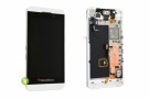 Blackberry Z10 Complete lcd and digitzer with frame, chassis and parts in White - 001 4G version
