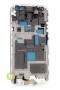 Galaxy S4 Mini I9195 Front LCD Plate Bezel Housing Mid Frame Middle Chassis With White home button and Flex
