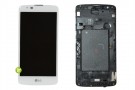 LG K8 K350n Complete Lcd Display with Touch Screen Digitizer Glass (White)